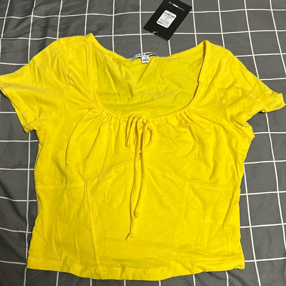 Yellow Crop Top